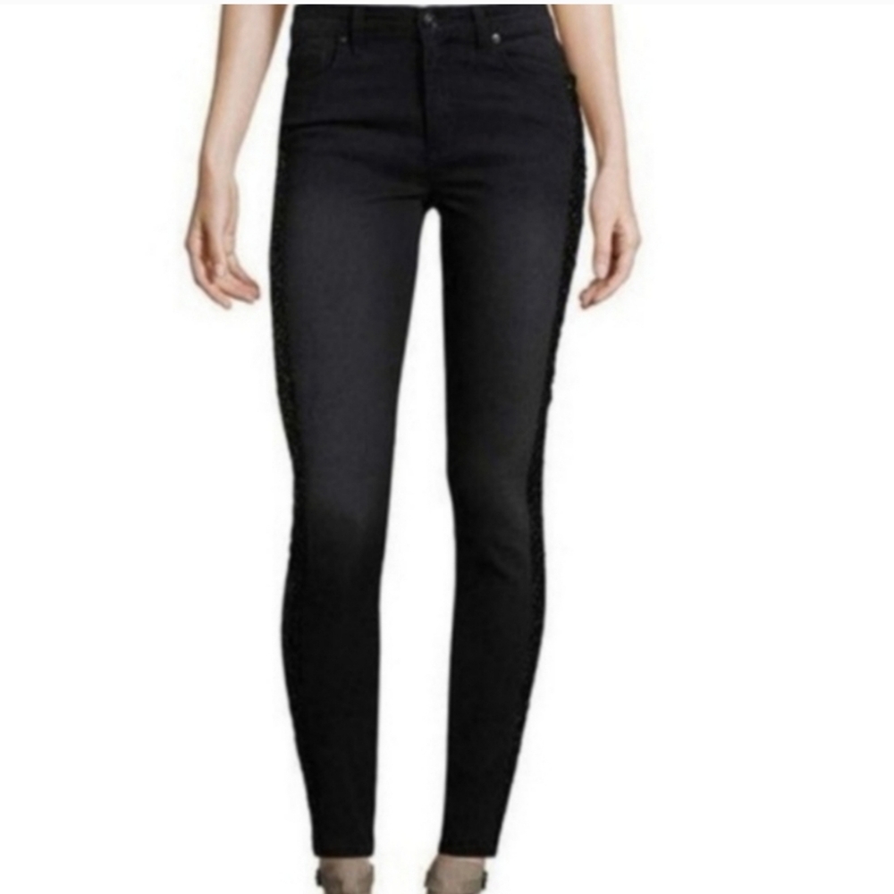 LIBBY EDELMAN Skinny Jeans Black Size 2